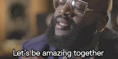 be amazing together