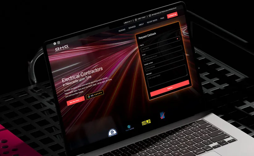 New Static Website for Electrical Solutions Company