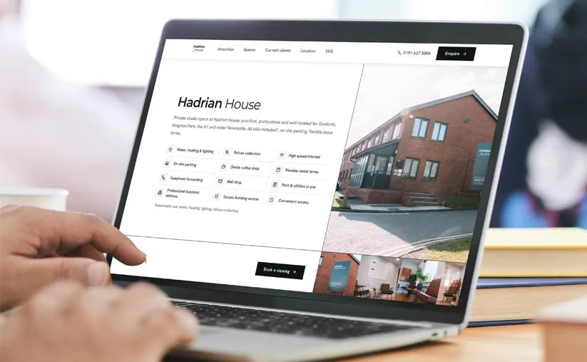 New Website for a Private Studio Workspace