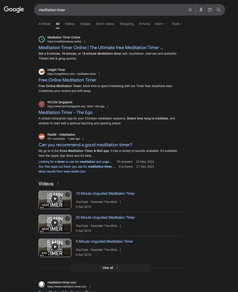 Traffic graph showing growth over time