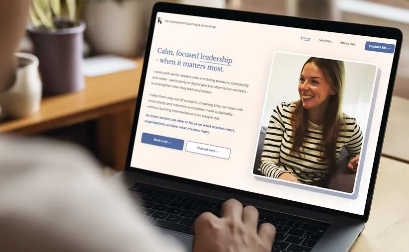 New Branding & Website for Leadership Coach